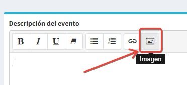 ¿Como poner imágenes en un evento para vender entradas?
