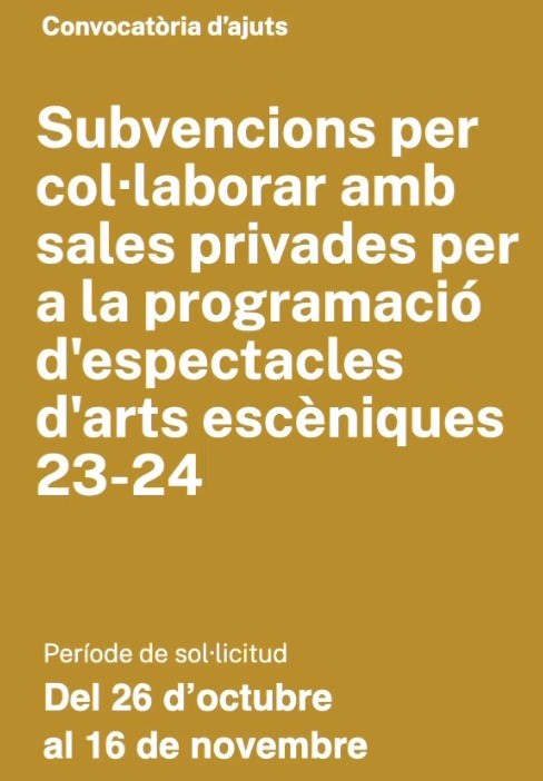 Subvenciones para autónomos, particulares o empresas con salas privadas en Cataluña