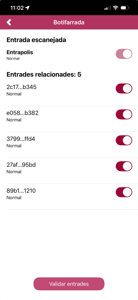 mútilpes entrades ios ca