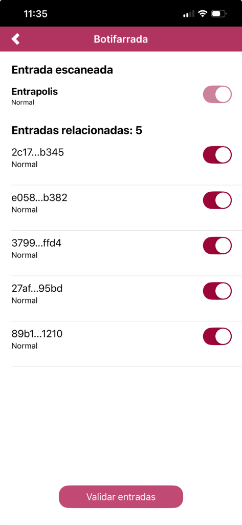 mútilpes entrades ios es